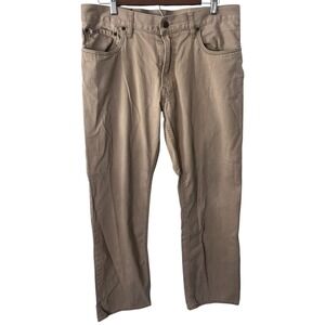 Polo Ralph Lauren Pants Mens 34x30 Khaki Chino‎ Straight Preppy W207161